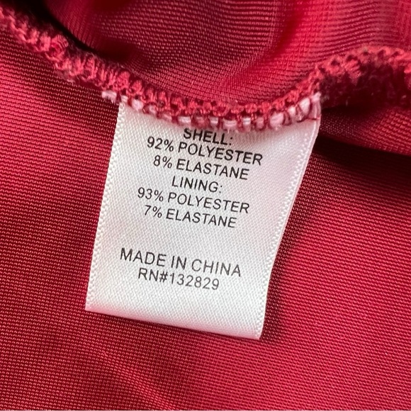 Lovers & Friends Rebel Velvet Slip Dress In Ruby Red Size Large - Picture 4 of 11